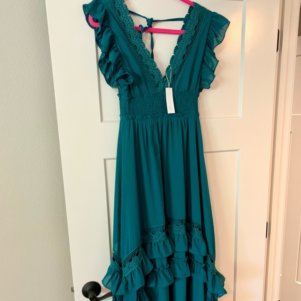 Baltic Born (New with tags) Jade ruffle maxi dress